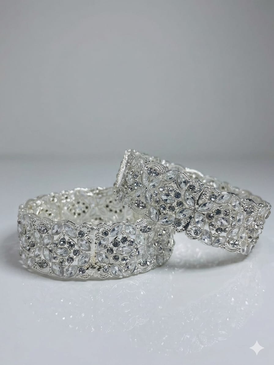 Silver bangles (2 pics)