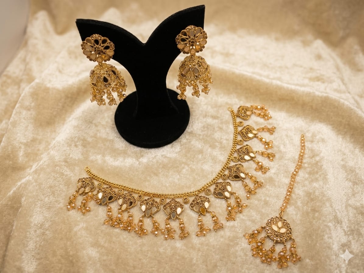 Indian kundan neckless